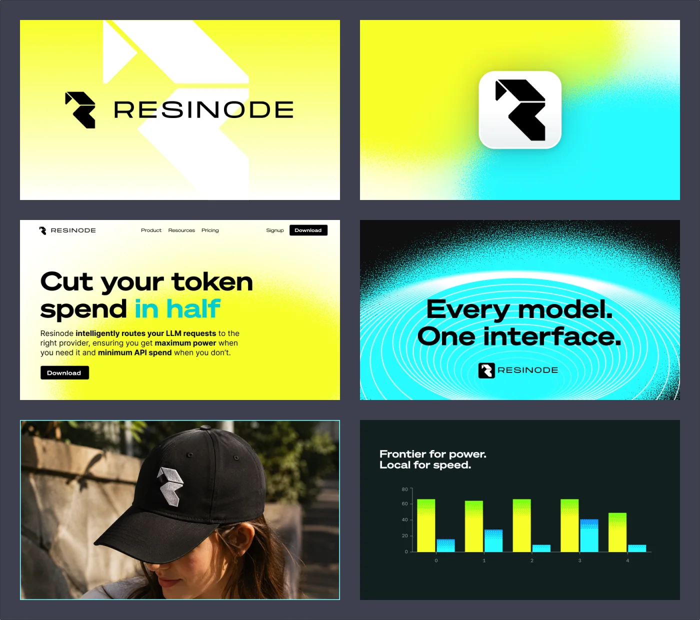 Resinode visual identity direction