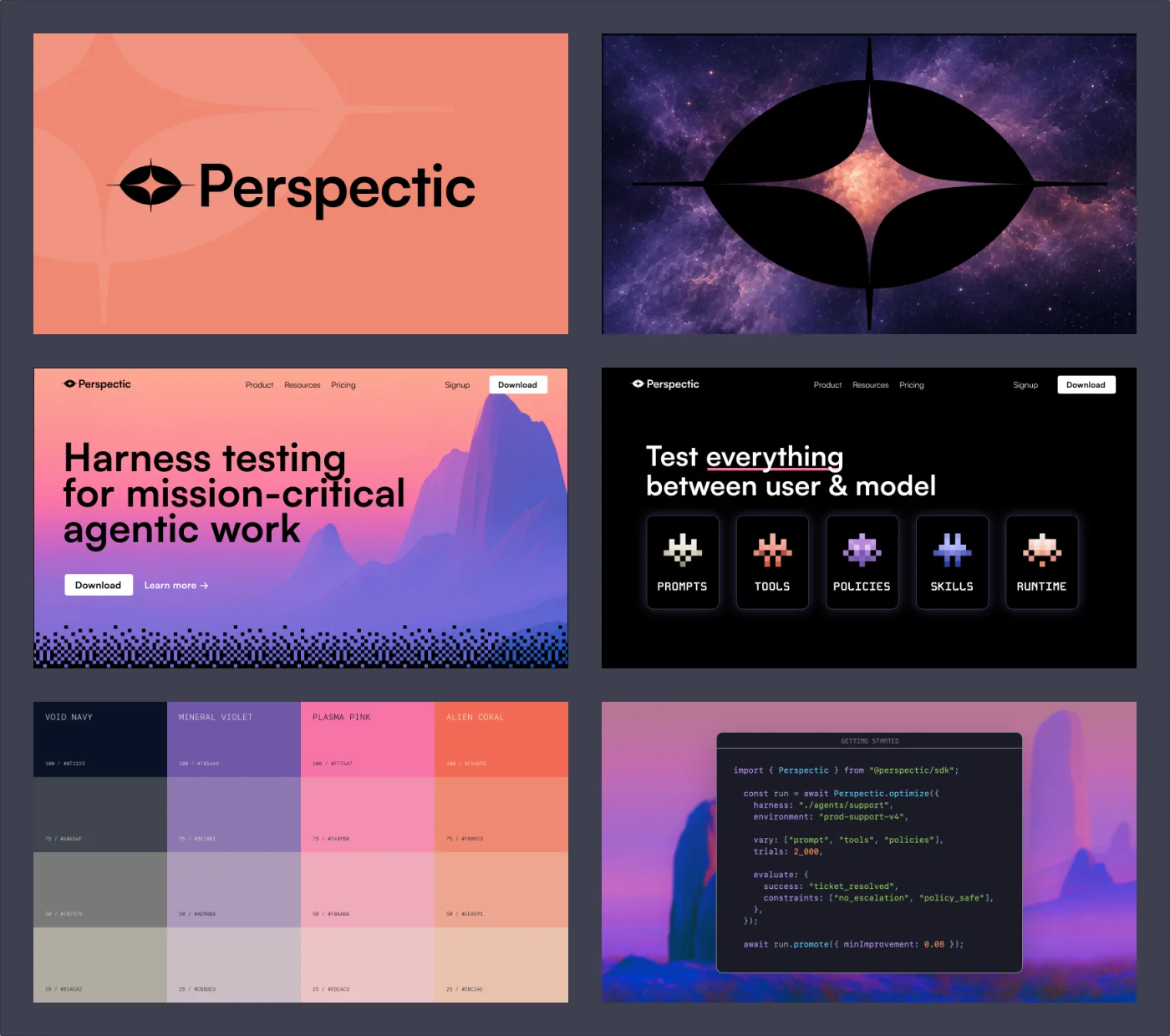Perspectic visual identity direction