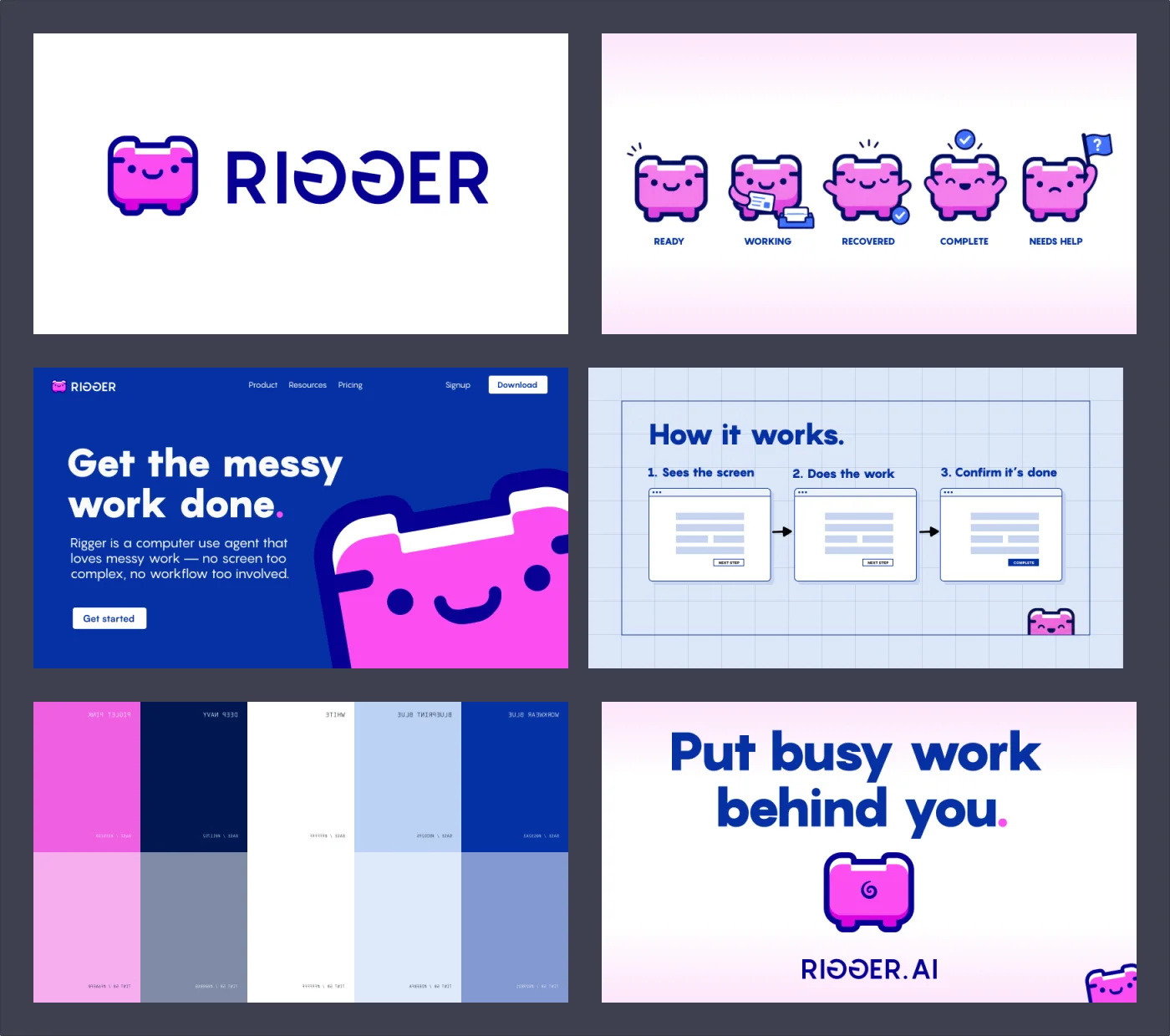 Rigger visual identity direction